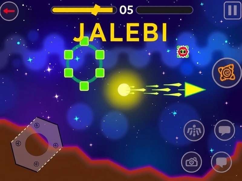 Jalebi Galaxy Runner Gameplay Screenshot